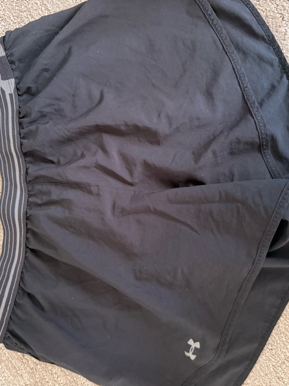 Under Armour Black & Gray HeatGear Performance Shorts